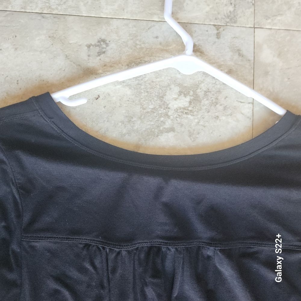 T62  Zyia Active black athletics activate long sleeved top Size Medium - Picture 11 of 15